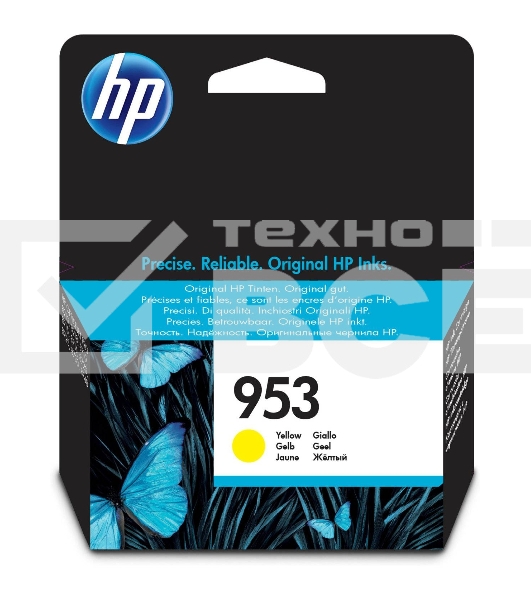 Картридж струйный HP 953 F6U14AE желтый для HP OJP 8710/8715/8720/8730/8210/8725 (700стр.)