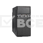Корпус Miditower ExeGate XP-402U Black, ATX, <XP600, Black,120mm>, 2*USB+1*USB3.0, Audio, фото 1