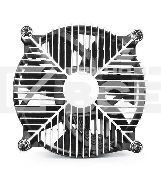 Кулер для процессора ExeGate EK-11508.PWM серебристый/черный, 90 мм, алюминий, 2600 об/мин, 23.5 дБ, 4 pin, 75 Вт, 60 мм