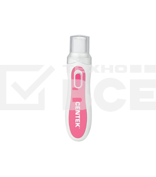 Набор для маникюра и педикюра Centek CT-2188 бело-розовый, 3 насадки