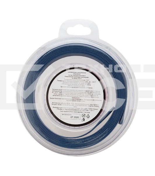 Трубка термоусаживаемая Rexant 8.0/4.0мм синяя. ролик 2.44м