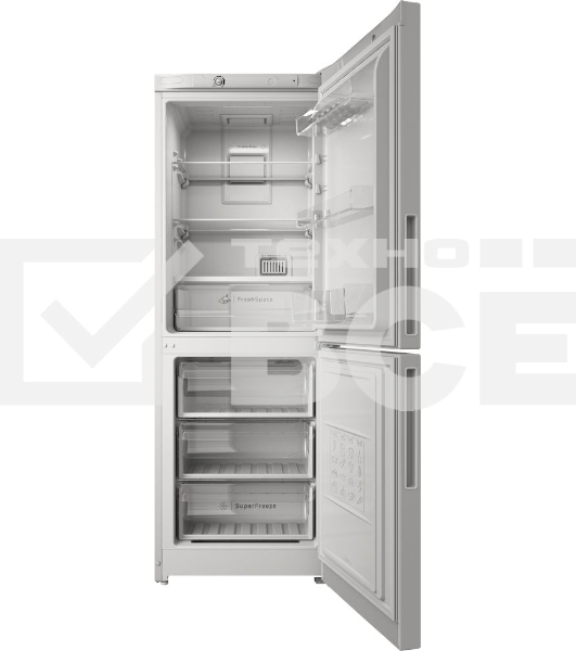 Холодильник Indesit ITR 4160 W белый двухкамерный 179/78л морозилка снизу