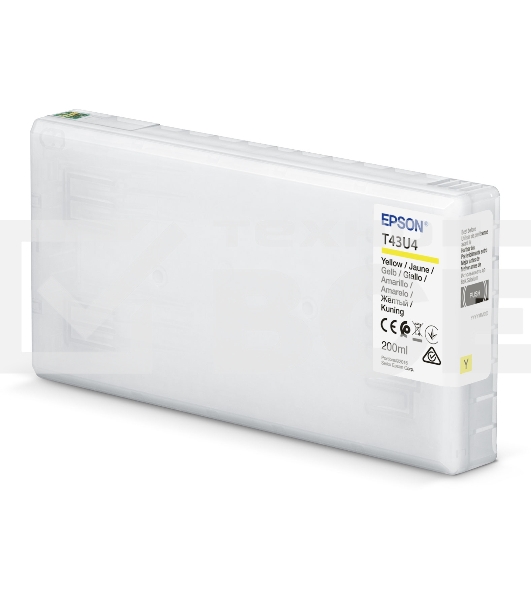 Картридж струйный Epson T43U (C13T43U440) желтый (200 мл) для SureLab SL-D800