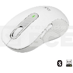 Мышь беспроводная Logitech Signature M650 L белый, 4000 dpi, радиоканал, Bluetooth, USB, кнопки - 5, фото3
