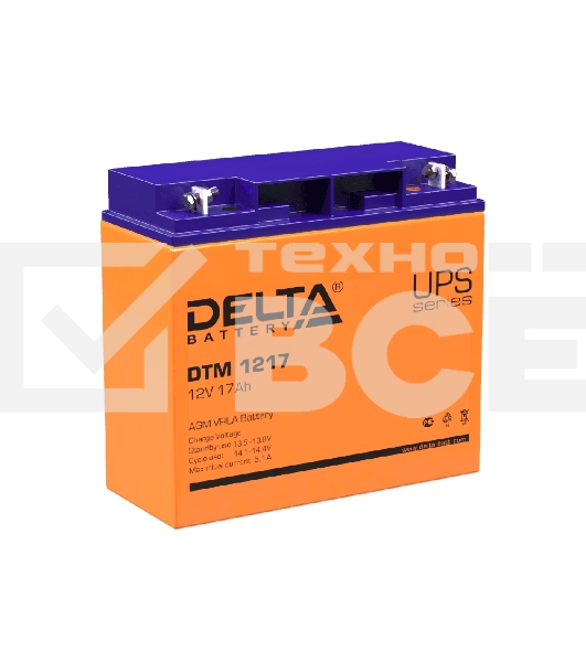 Батарея Delta DTM 1217 (12V, 17Ah)