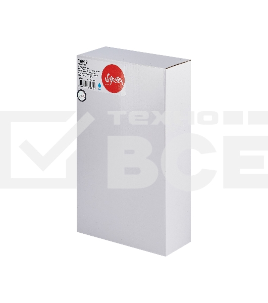 Струйный картридж Sakura C13T693200 (T6932 Cyan) для Epson, голубой, 350 мл.