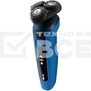 Бритва роторная Philips S5466/17 питан.:элек.сеть/аккум. синий