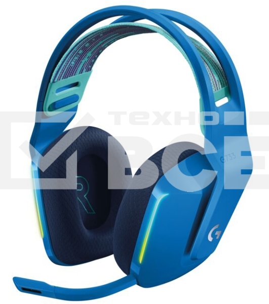 Гарнитура беспроводная игровая Logitech G733 LIGHTSPEED Wireless RGB Gaming Headset - BLUE - 2.4GHZ - N/A - EMEA (M/N: A00125 / A-00080)