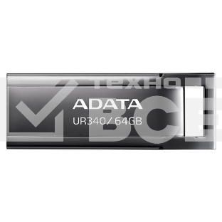 Флеш диск A-Data 64Gb UR340 AROY-UR340-64GBK USB3.2 черный