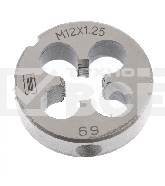 Плашка СИБРТЕХ М12x1,25 мм77030