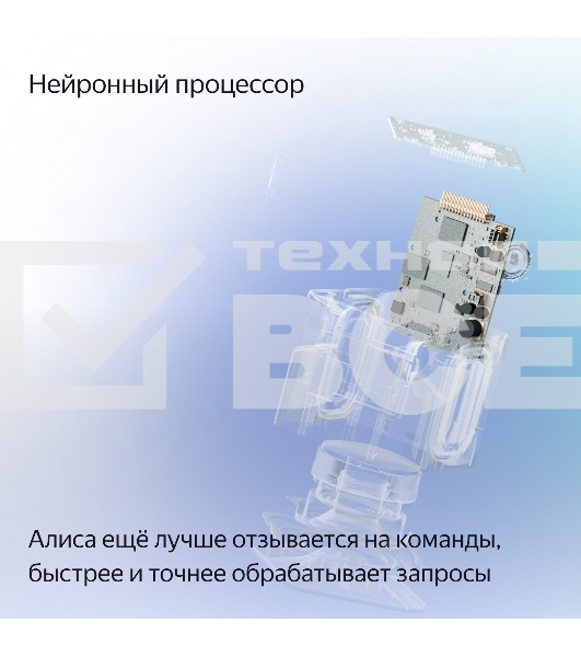 Умная колонка Яндекс Станция Миди, ZigBee, 24Вт, с голосовым ассистентом Алиса на YaGPT, оранжевый