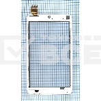Сенсорное стекло (тачскрин) для Евросеть E-TAB 7.11, белое с рамкой, фото4