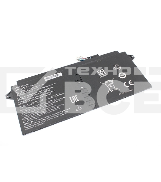 Аккумуляторная батарея для ноутбука Acer s7-391-682 7.6V 5000mAh OEM