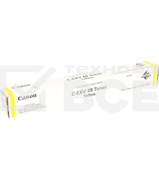 Картридж лазерный Canon C-EXV49Y (8527B002) желтый (19 000 стр.) для iR-ADV C33xx