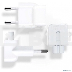 Адаптер-переходник Premier 3-016 (1 розетка) белый (пакет ПЭ), фото3