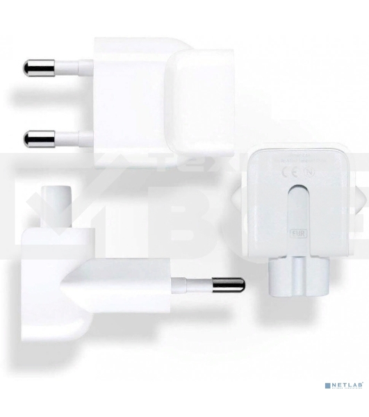 Адаптер-переходник Premier 3-016 (1 розетка) белый (пакет ПЭ)