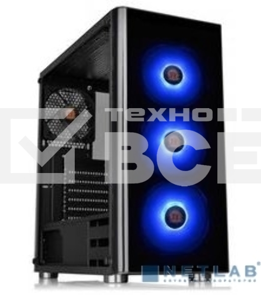 Компьютерный корпус V200 TG RGB CA-1K8-00M1WN-01 Black/Win/SPCC/Tempered Glass*1/120mm RGB Fans*3 + 120mm Standard Fan*1/MB Sync