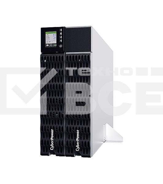Источник бесперебойного питания CyberPower  OL10KERTHD Online 10000VA/10000W USB/RS-232/Dry/EPO/SNMPslot/BM/ENV/RJ11/45/ВБМ (6 IEC С13, 1 IEC C19, terminal)