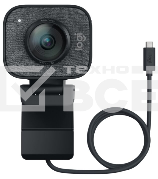 Камера Web Logitech StreamCam GRAPHITE черный USB3.1 с микрофоном