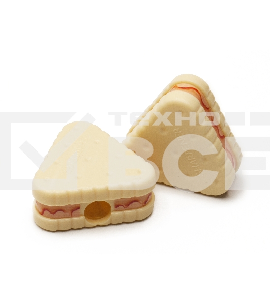 Точилка для карандашей ручная Silwerhof Cookies Монстрики 1 отверстие пластик ассорти туба