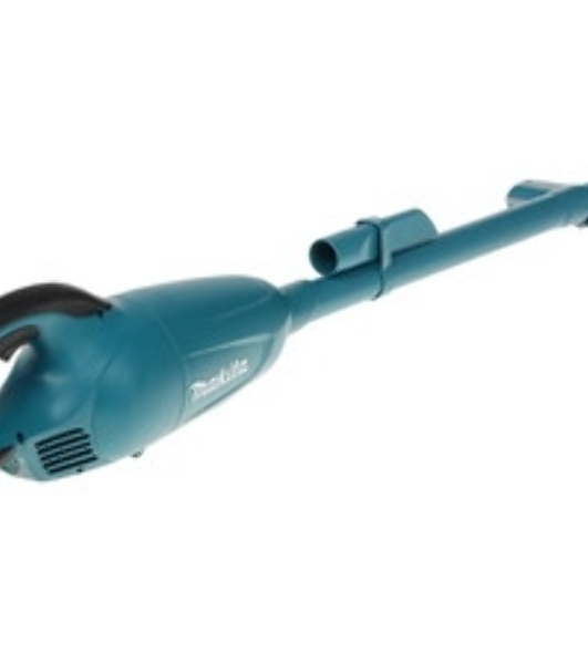 Строительный пылесос Makita DCL180Z синий, питание от аккумулятора, 30 Вт, уборка сухая, пылесборник 0.65 л, без АКБ, без ЗУ (работа от АКБ max 20 мин)