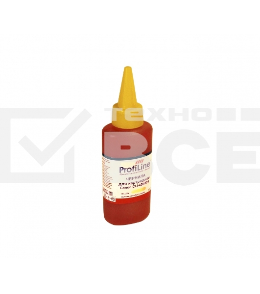 Чернила PL-CLI-426/526 для принтеров Canon iP4820/iP4840/iP4850/iP4870/MG6120/MG6140/MG6150/MG6170/MG8120/MG8140/MG8150/MG8170 Yellow водн 100 мл ProfiLine