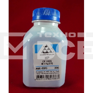 Тонер HP CP 1025/M 175/275 Cyan, (фл.30г.) AQC фас. Россия
