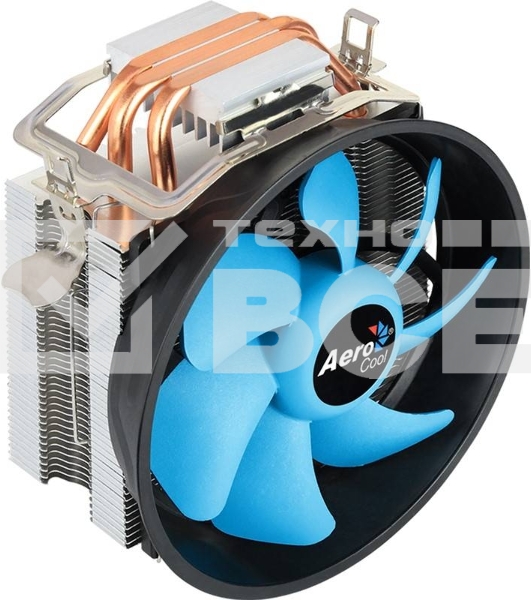 Кулер для процессора AeroCool / Formula Verkho 3 Plus серебристый, 120 мм, алюминий/медь, 2000 об/мин, 26.7 дБ, 4 pin, 125 Вт, 134 мм