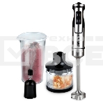 Блендер Centek CT-1338 (черн/сталь) 1300Вт DC мотор, РЕГУЛЯТОР МОЩНОСТИ сLED, стакан, чоппер, венчик, фото3