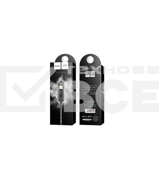 Кабель HOCO X14 USB 2.0, AM/Lightning M, черный, 1м