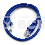 Патч-корд Buro cat5E molded 0.5м голубой RJ-45 (m)-RJ-45 (m), фото2