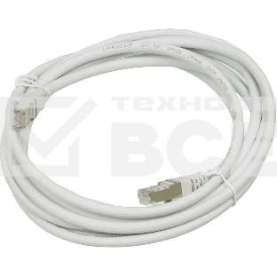 Патч-корд LANMASTER LSZH FTP кат.6A, 2.0 м, серый