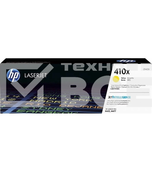 Тонер Картридж HP 410X CF412X желтый для HP LJ Pro M452/M477 (5000стр.)