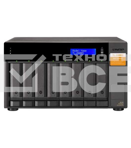 Полка расширения сетевого хранилища без дисков SMB QNAP TL-D800S SATA expansion enclosure, 8-tray 3,5