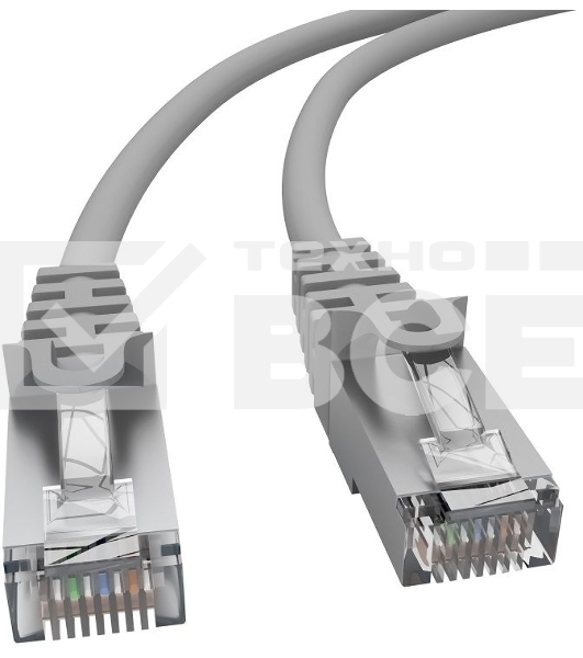 Патч-корд NTSS NTSS-PC-FTP-RJ45-5e-0.5-LSZH-GY NTSS-PC-FTP-RJ45-5E-0.5-LSZH FTP RJ-45 вил.-вилка RJ-45 кат.5E 0.5м серый LSZH (уп.:1шт) 26AWG