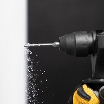 Бур по бетону, двойная спираль, Cobalt W-tip, 5x110 мм, SDS PLUS Denzel, фото 1