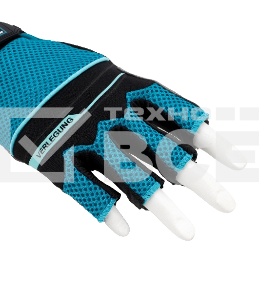 Перчатки комбинированные облегченные Gross открытые пальцы, AKTIV, размер М (8)