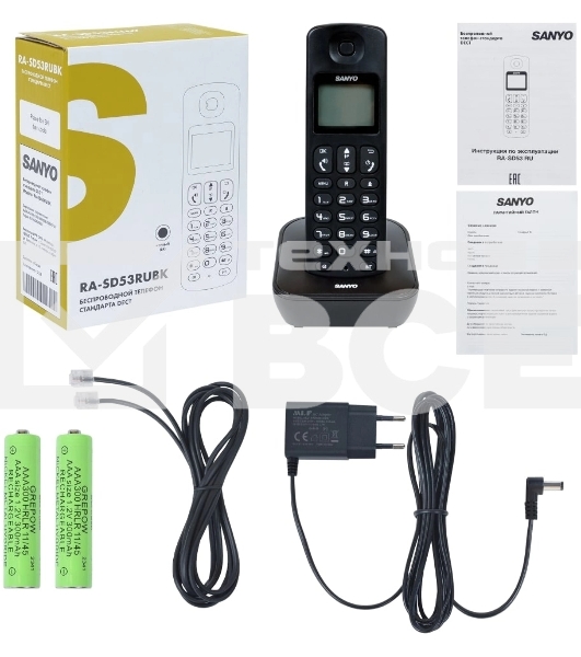 Беспроводной телефон DECT SANYO RA-SD53RUBK