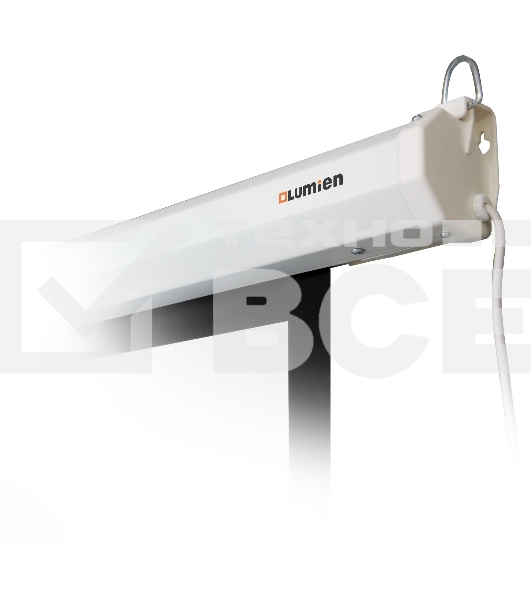 Экран с электроприводом Lumien Eco Control 229x305 см (раб. область 221х297 см) Matte White черная кайма по периметру 4:3