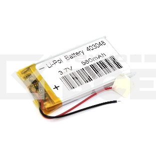 Аккумулятор Li-Pol (батарея) 4*30*48мм 2pin 3.7V/560mAh
