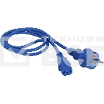 Шнур питания Lanmaster LAN-PP13/SH-7.0-BL C13-Schuko проводник.:3x0.75мм2 7м 220В 10А синий, фото2