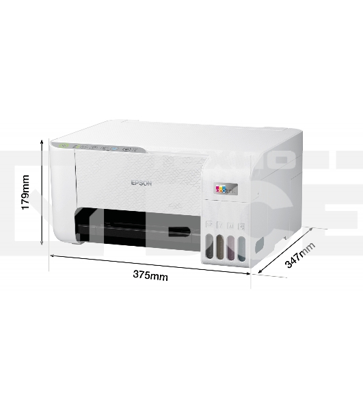 МФУ струйный Epson L3256 (C11CJ67407/C11CJ67414/C11CJ67421/C11CJ67519/C11CJ67504/C11CJ67524/C11CJ67516), A4 цветное, печ. до 10 стр/мин. (ч/б) до 5 стр/мин. (цвет), 1440 x 5760 dpi (печать) 1200x2400dpi (скан.), USB, Wi-Fi