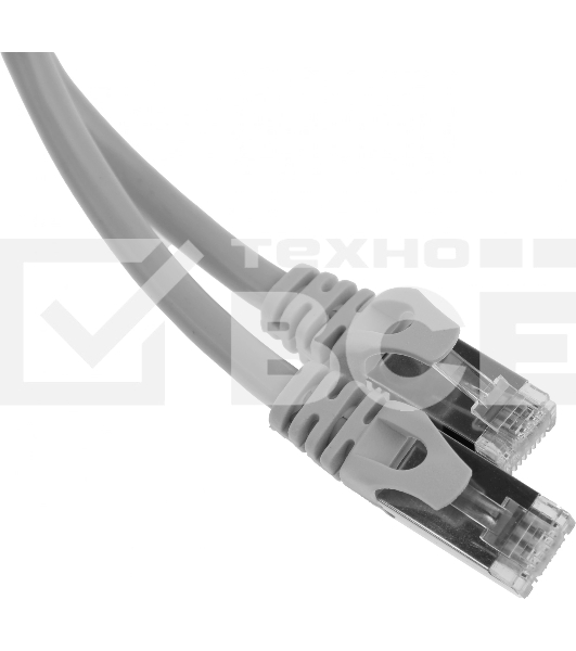 Патч-корд Premier PP6-1.5M 10000Гбит/с FTP 4 пары cat.6 CCA molded 1.5м серый RJ-45 (m)-RJ-45 (m)