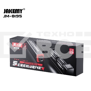 Компактная Отвертка со сменными насадками Jakemy JM-8195 20 в 1