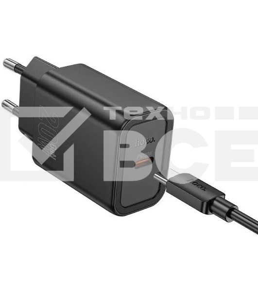 Сетевое зарядное устройство Hoco N60 Gentle 20W 3A (PD) черный