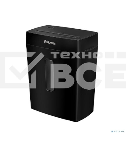 Шредер Fellowes PowerShred Р-42С черный (секр.P-4) фрагменты 8лист. 15лтр. скрепки скобы пл.карты
