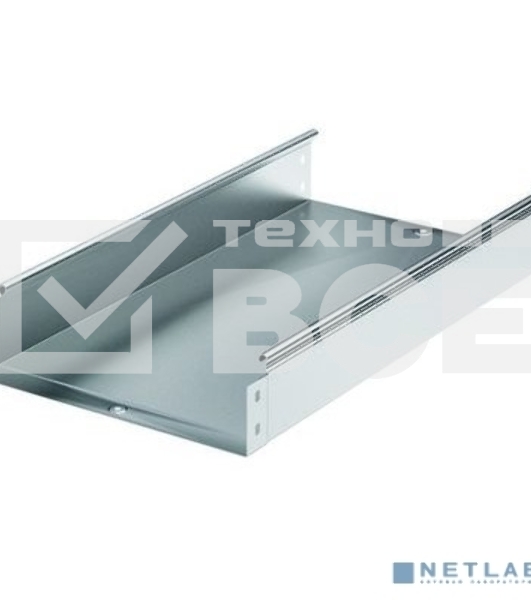 Лоток листовой неперфорированный 100х50 L2000 сталь 0.7мм ДКС 35012