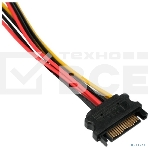 Кабель питания SATA Cablexpert CC-SATA-2MOLEX-20CM, Sata 15pin/2x Molex 4pin, 20 см, пакет, фото3