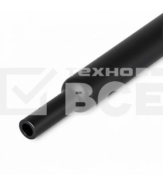 Трубка термоусаживаемая клеевая REXANT ТТК (3:1)-50/17 черная