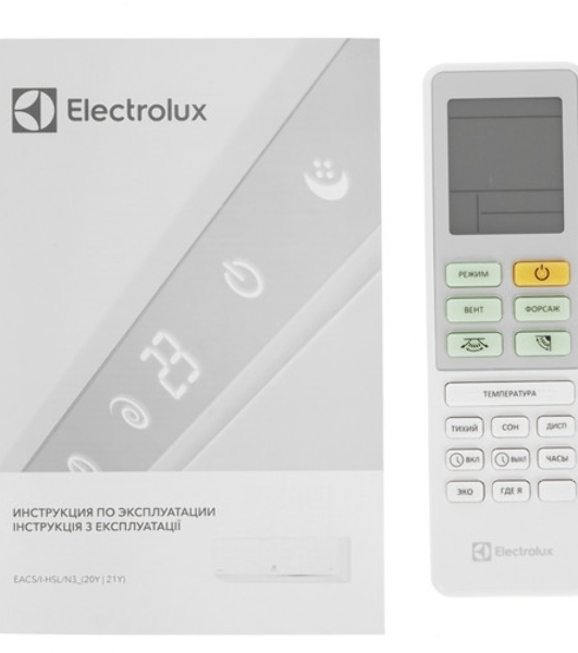 Наружный блок сплит-системы Electrolux EACS/I-09HSL/N3_21Y/out инвертор, 9000 BTU, 25 м², охлаждение, обогрев, осушение